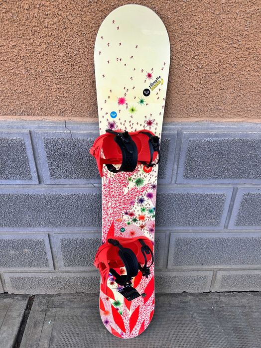 placa noua snowboard roxy silhouette banana L141cm