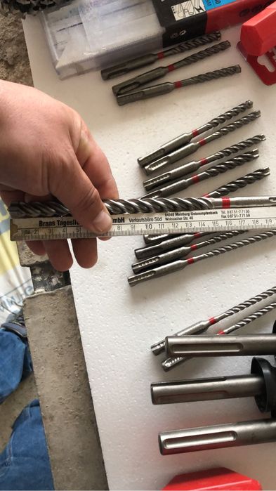 Vand burghie , spirale hilti wurth, forch, bosch