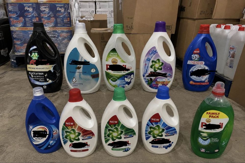 Detergent haine/vase/balsam/gel de dus