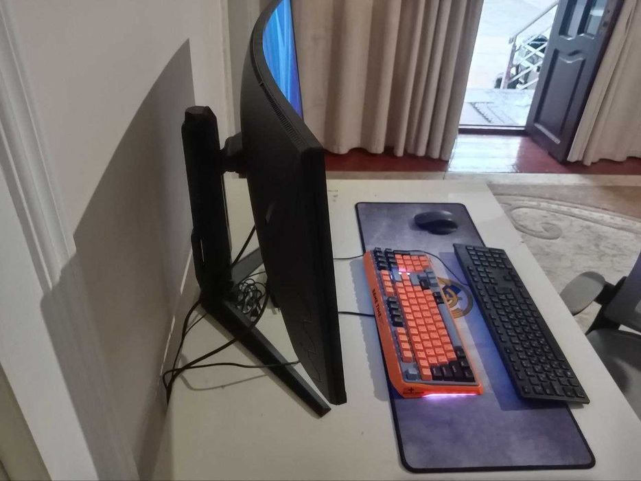 КУЧЛИ GAMING PC — ТЎЛИҚ КОМПЛЕКТ системник+монитор+клавиатура+мышка)