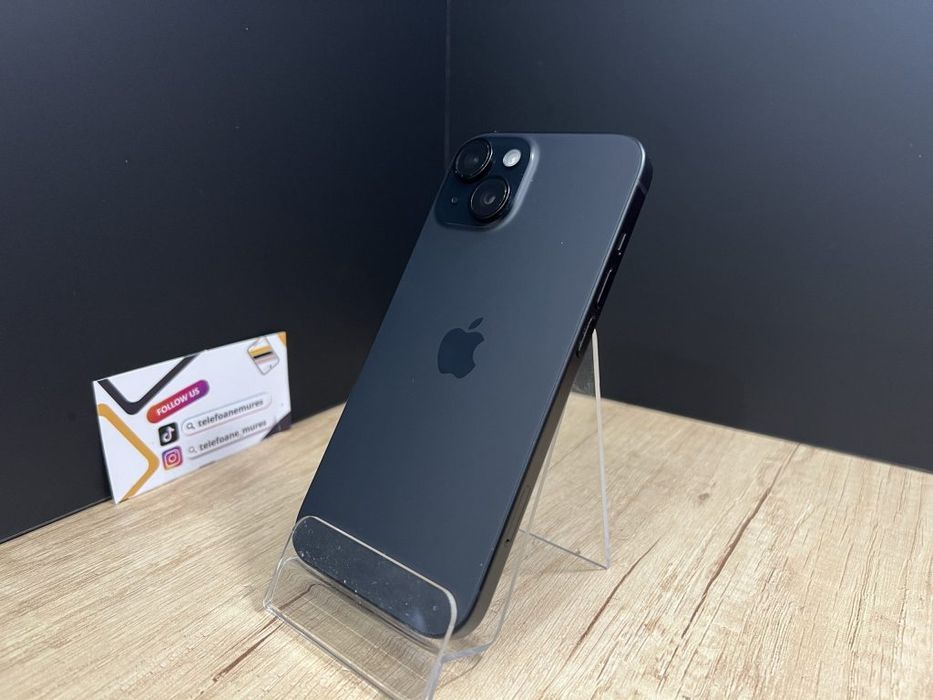 Iphone 15 128Gb Black Second-Hand Bun 3 ani garanție, Telefoane Mures