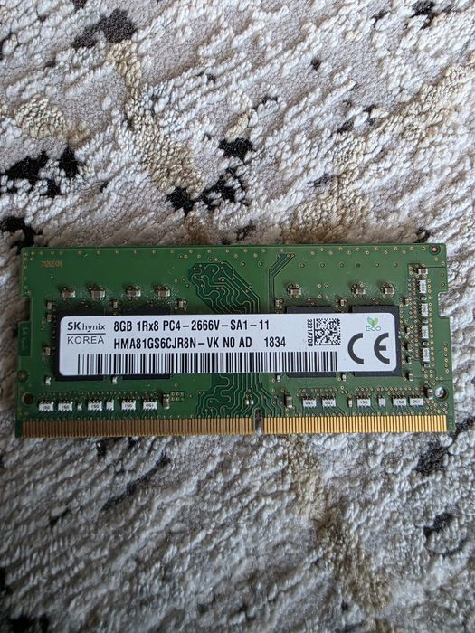 ОЗУ DDR4 so-dimm 8GB 2666mhz