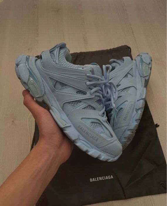 Balenciaga track baby blue
