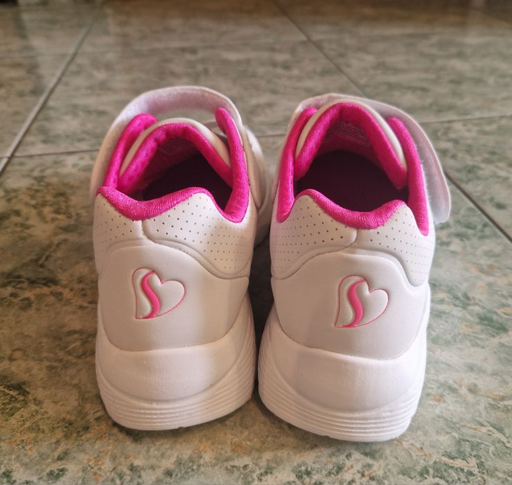 Sneakersi Skechers, pt copil - din piele ecologica