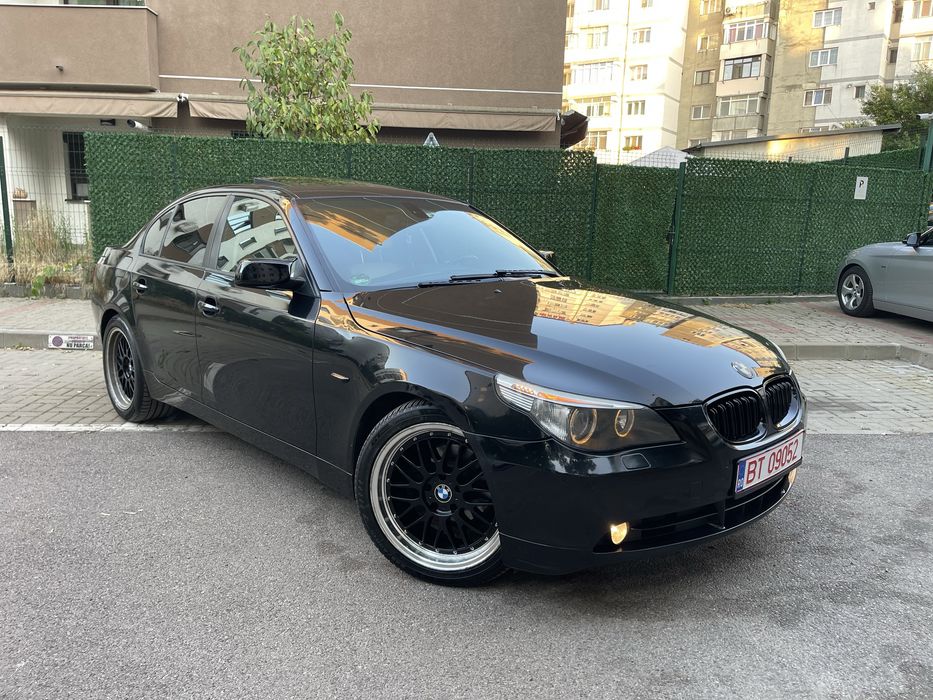 Bmw Seria 5 e60 525d M57 Full Piele Crem Trapa Memorii Bi-Xenon Navi Mare