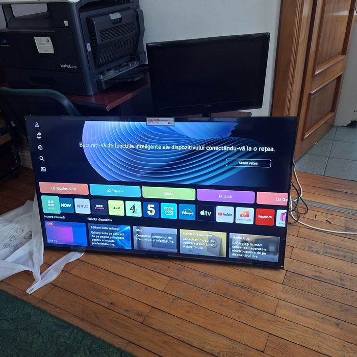 Tv led smart  hinsese 140cm 4k  wifi  internet