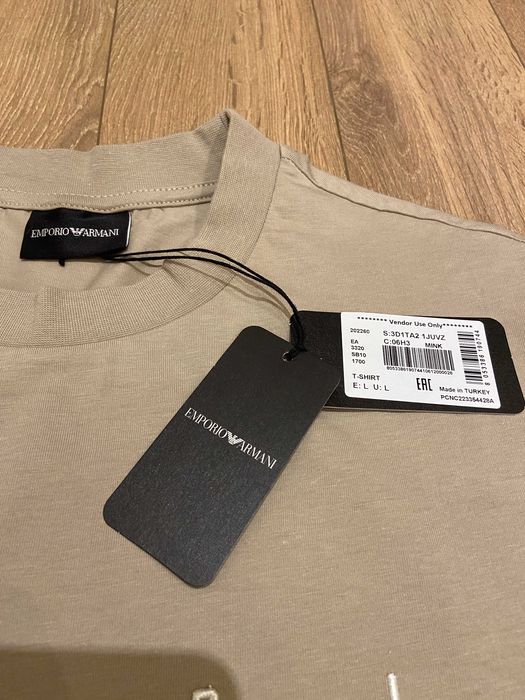 Emporio Armani, оригинална тениска с бродирано лого, S,M, L, XL и XXL
