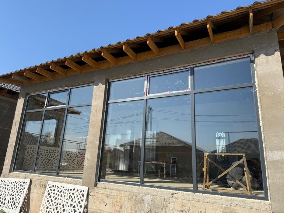 Пластик  Алюминий окно и двери балкон