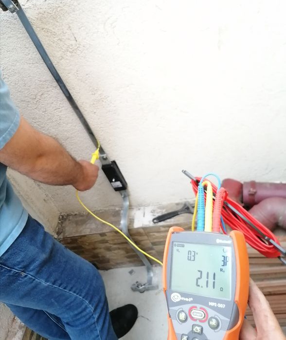 Impamantare verticala priza de pamant și PRAM pentru Fotovoltaice.