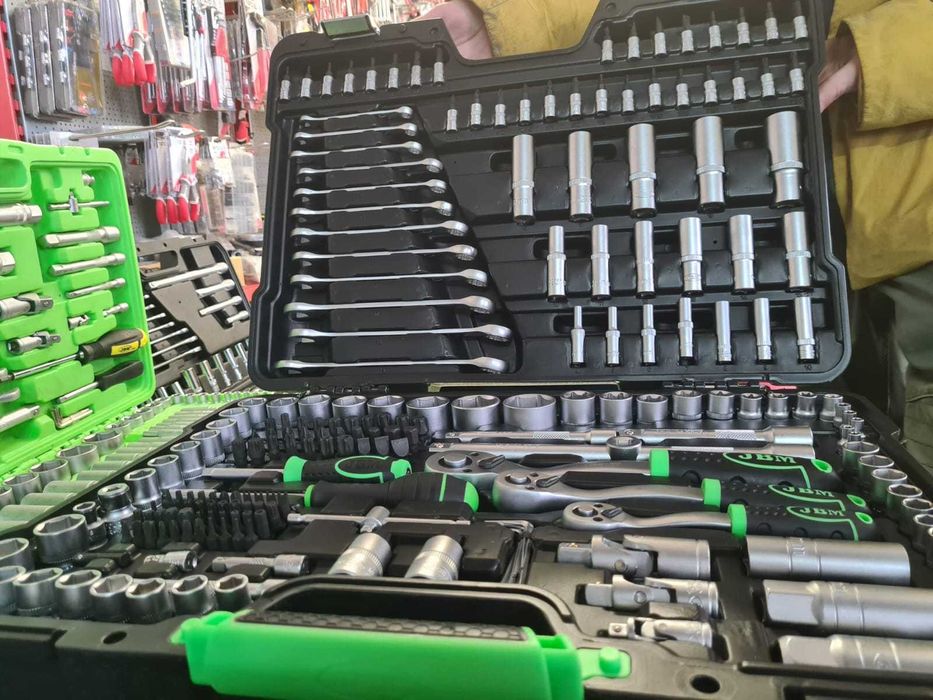 Trusa chei 216 piese.Trusa scule profi JBM-Spania.Noi-Sigilate+tva