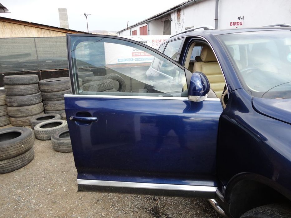 Usa Dreapta Fata Volkswagen Touareg 7L 2003 - 2006 SUV 4 Usi Bleumarin (376)