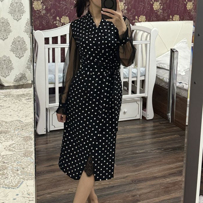 Платье в горошек