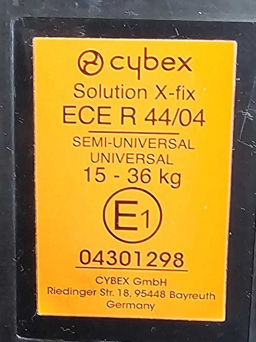 Столче за кола CYBEX Solution X-Fix, с Isofix, Група 2/3 (15-36 кг)