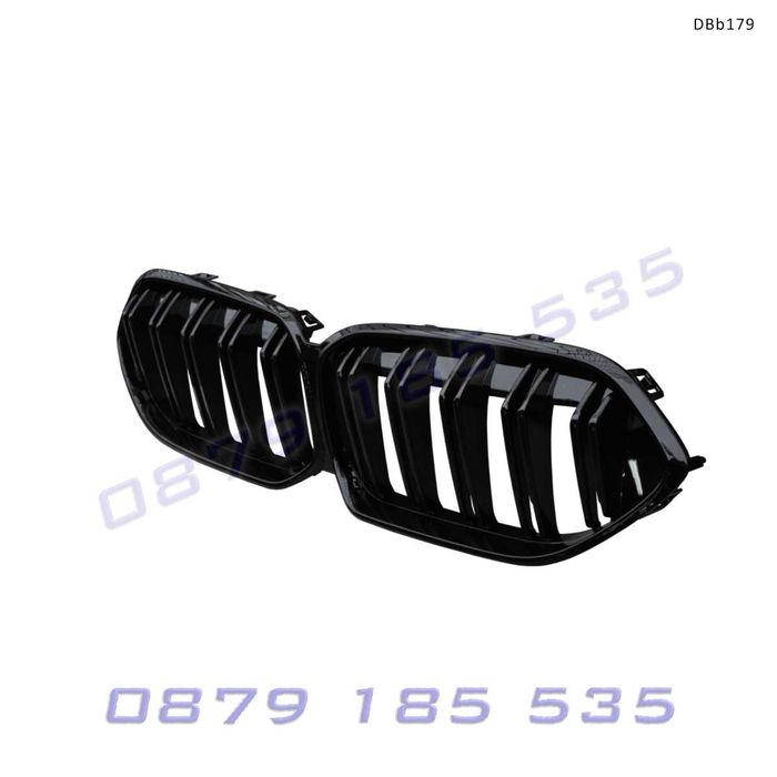 Двойни бъбреци / предни тунинг решетки за BMW 2 F44 2020-2024, черни – DBb179 предна броня бмв ф44
