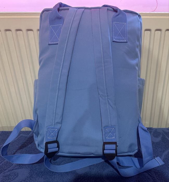 Rucsac personalizat Hell Ice Coffee albastru, nou, nefolosit