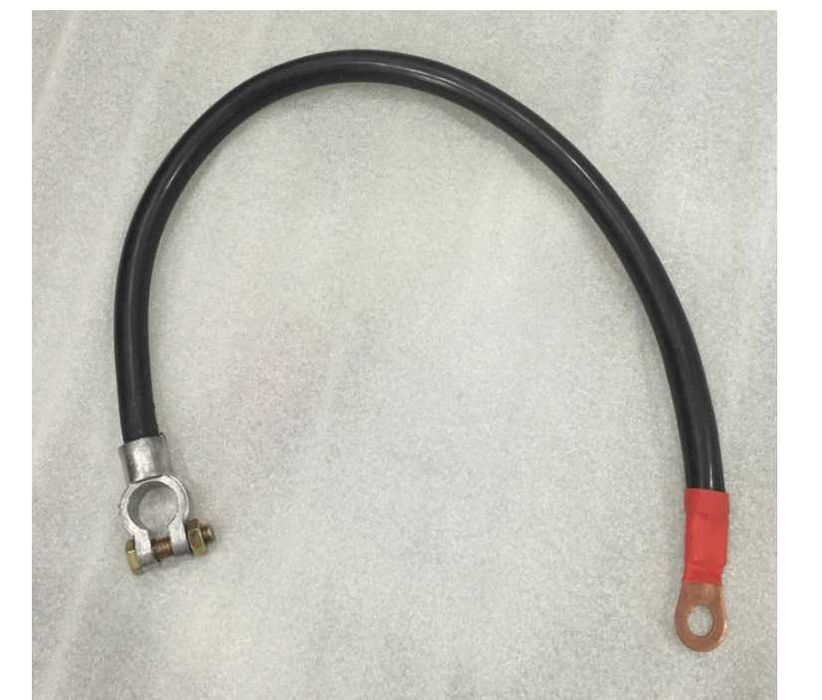 Удължителен кабел за акумулатор 45 см с оловна клема – за 12V/24V автомобили и камиони