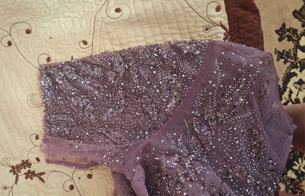 Rochie elegantă, potrivită pentru un botez sau nuntă.