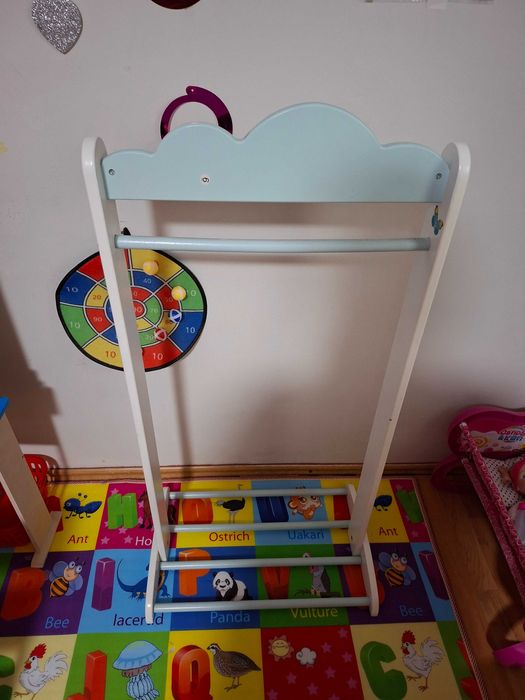 Cuier/suport haine copii din lemn