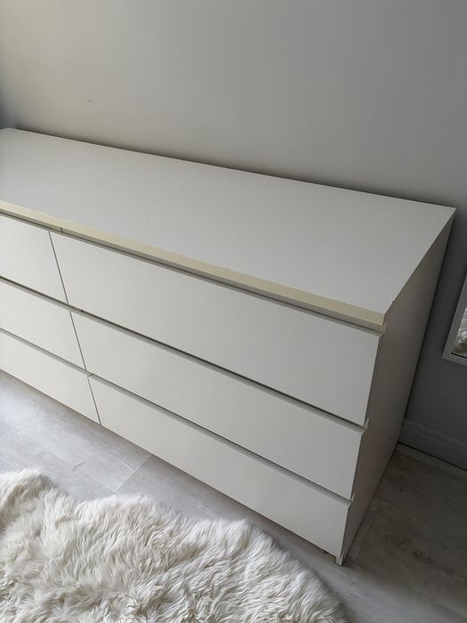 Комод IKEA Мальм, 160x48x78 см, белый
