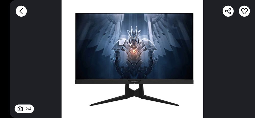 Monitor gaming Aorus 27inch 2k 165hz 1ms IPS