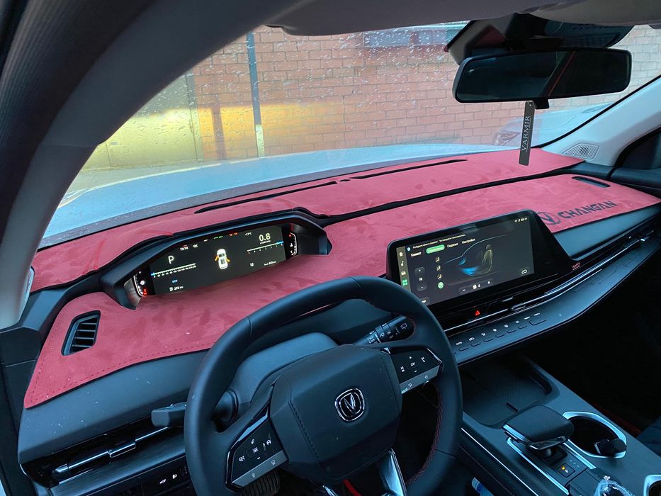 Накидка на панель из Алкантары