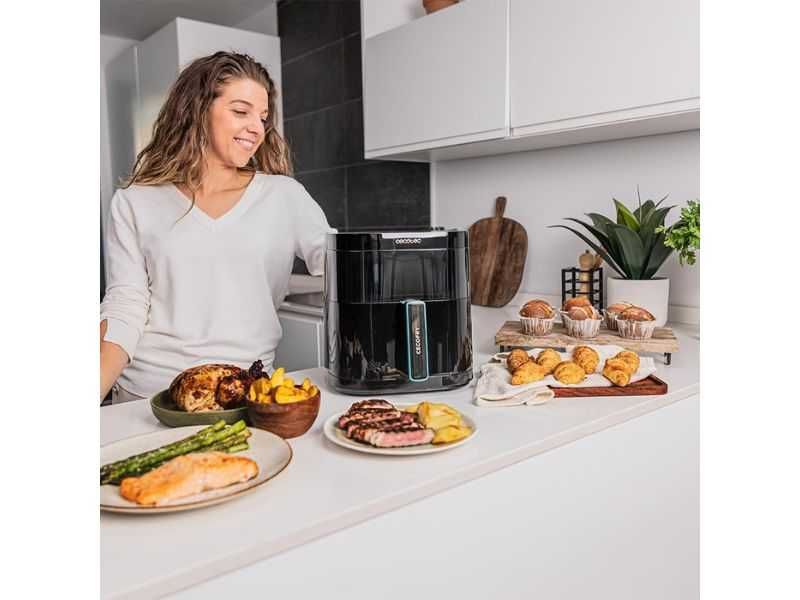 Еър Фрайър с ГРИЛ Cecotec Cecofry DuoHeat 6000, 6L, Черен