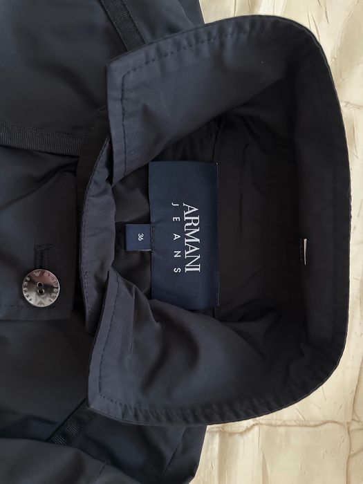 Винтажный Плащ-тренч Armani jeans(оригинал)