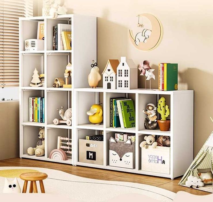 Shkaf javonlari bor\Книжные узкие полки для хранения папок и книг