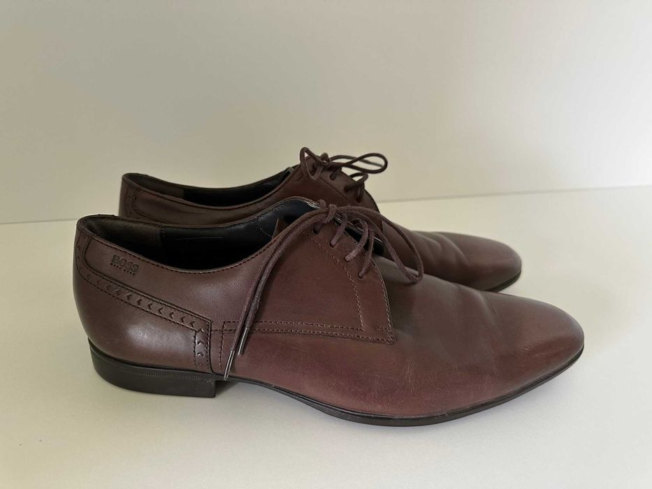 Мъжки обувки от естествена кожа Hugo Boss