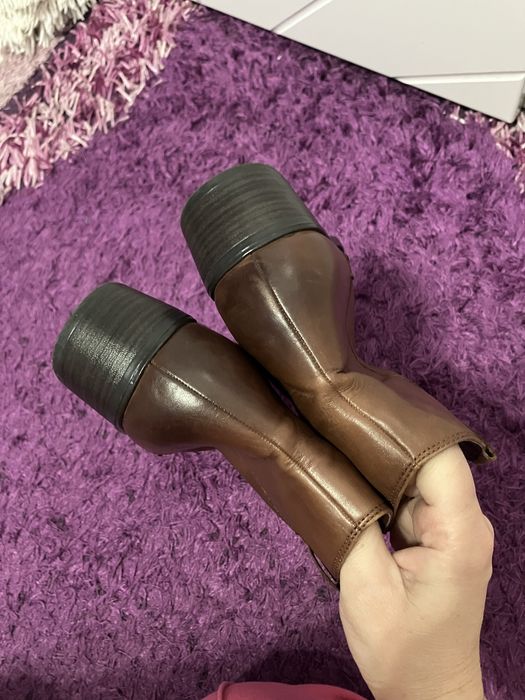 Botine piele naturala,Comfort TU