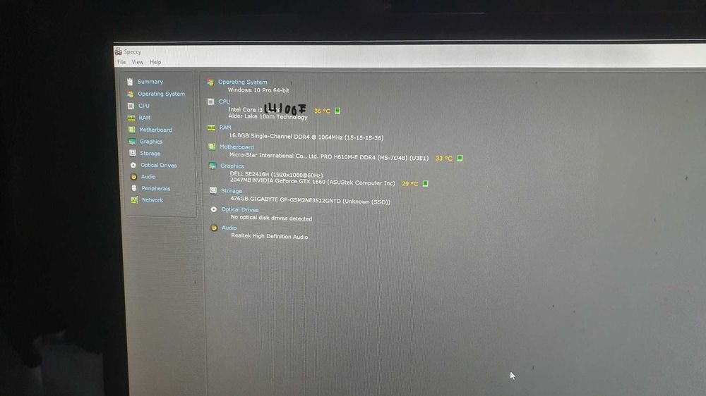 Sistem High-Mid Gaming I3 14100F