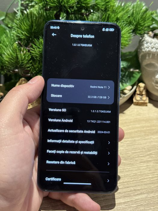 Redmi Note 11 Albastru 128gb ‼️Garantie‼️