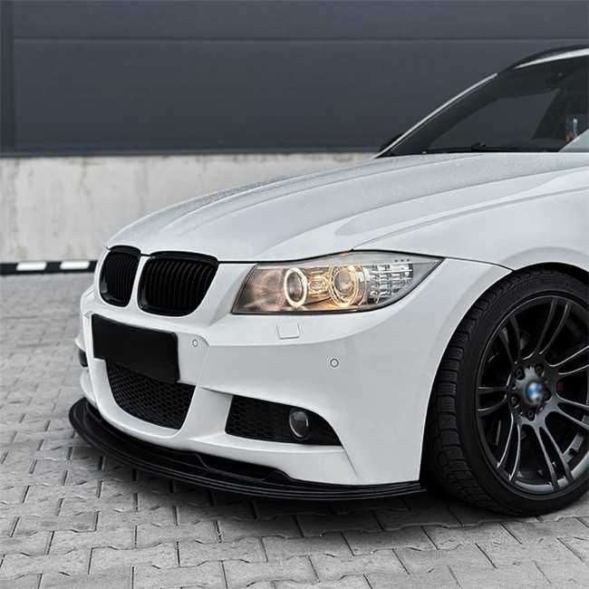 Grile Simple Bara Fata Nari BMW E90 E91 Facelift (2009-2012), Negru Lucios, Produse NOI