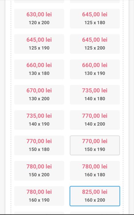 Saltea ortopedica saltconfort lux 140/200