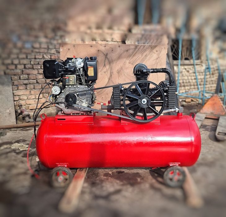 Дизельный Компрессоры 16.Бар 186/F220Л ресивер