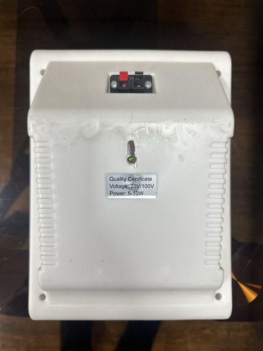 настенный динамик 70/100V, 5–10W, используемый для систем оповещения