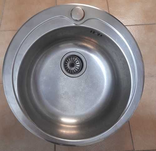 Chiuveta bucatarie Pyramis Kiba din inox lucios  48,5 cm