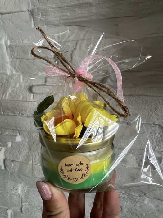 Соеви свещи, ръчна изработка, различни модели,