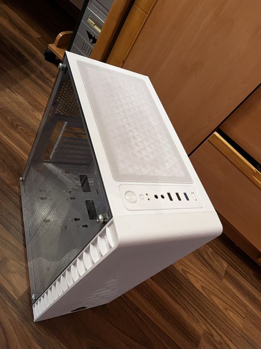 Корпус для ПК Wintek (белый, стекло)