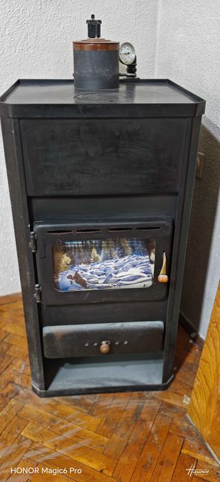Печка на дърва с водна риза