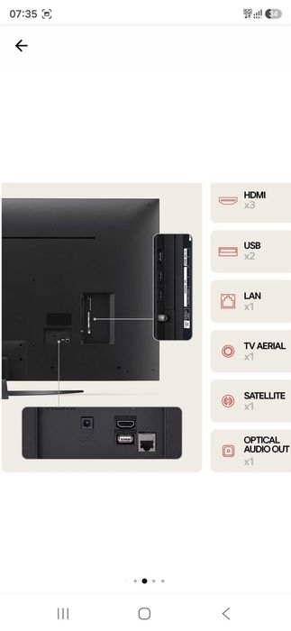 Vand televizorTelevizor LG LED 65UT81006LA, 164 cm, Smart, 4K Ultra HD, Clasa F