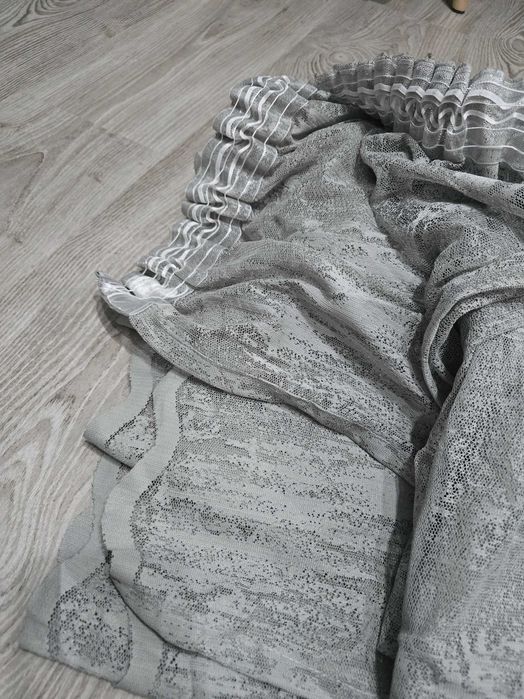 Продам шторы в готовом виде (тюль под мрамор)