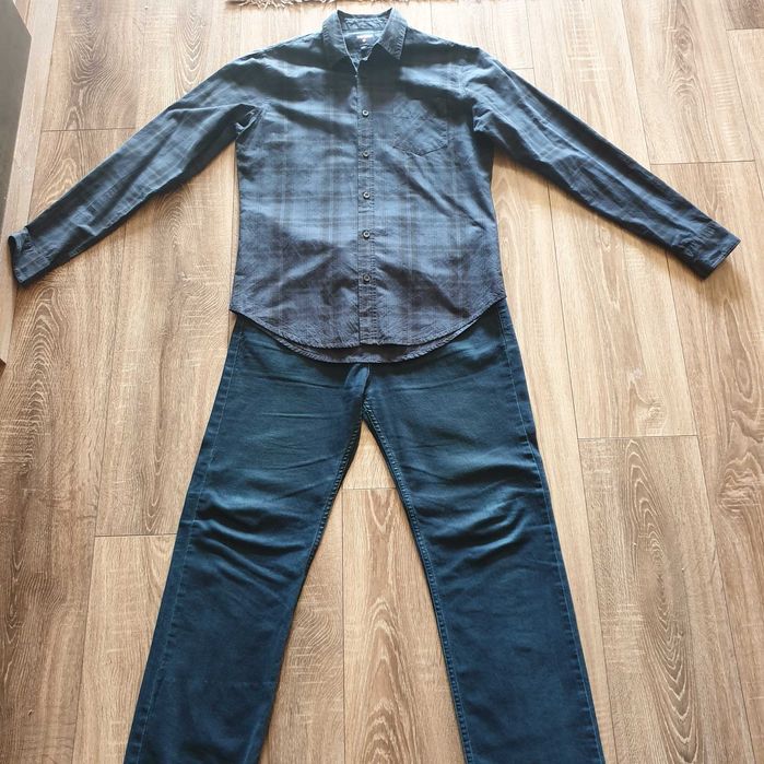 2 сета дънки с риза за младеж