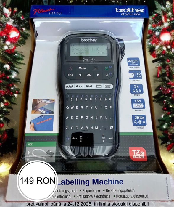 Brother H110 | imprimantă etichete | PROMO CRĂCIUN | livrare gratuită