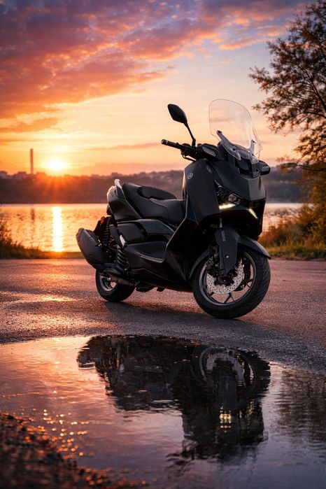 Vând Yamaha Xmax TechMax 125 aproape nou, octombrie 2025 - IN GARANȚIE