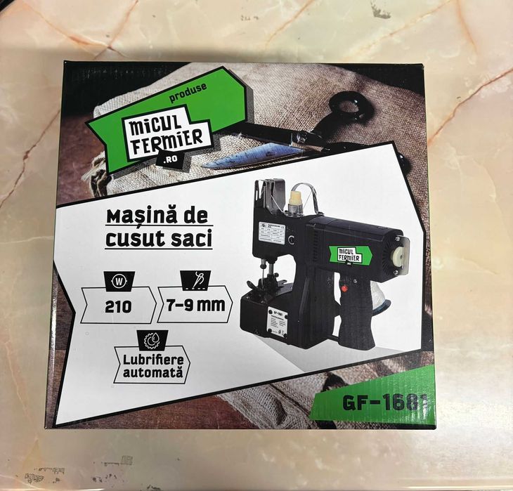 Masina de Cusut Saci 210W, 800RPM,Micul Fermier,Electrica Profesionala