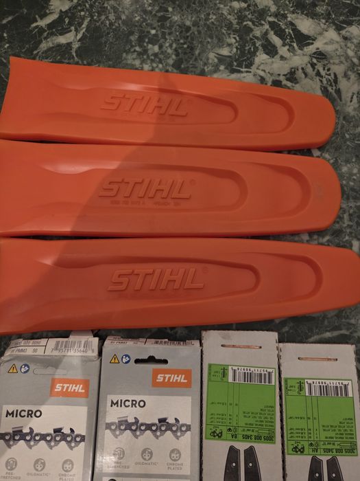 Teacă plastic,lame și lanțuri stihl