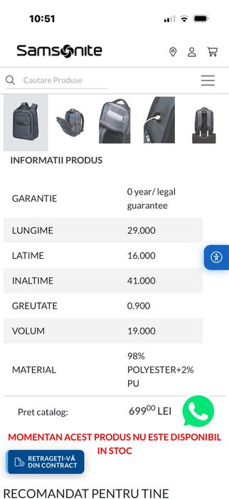 Ghiozdan laptop Samsonite
