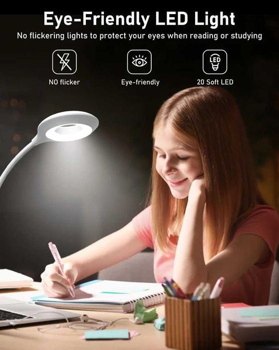 Lampă birou cu baterie reincarcabila USB veioză