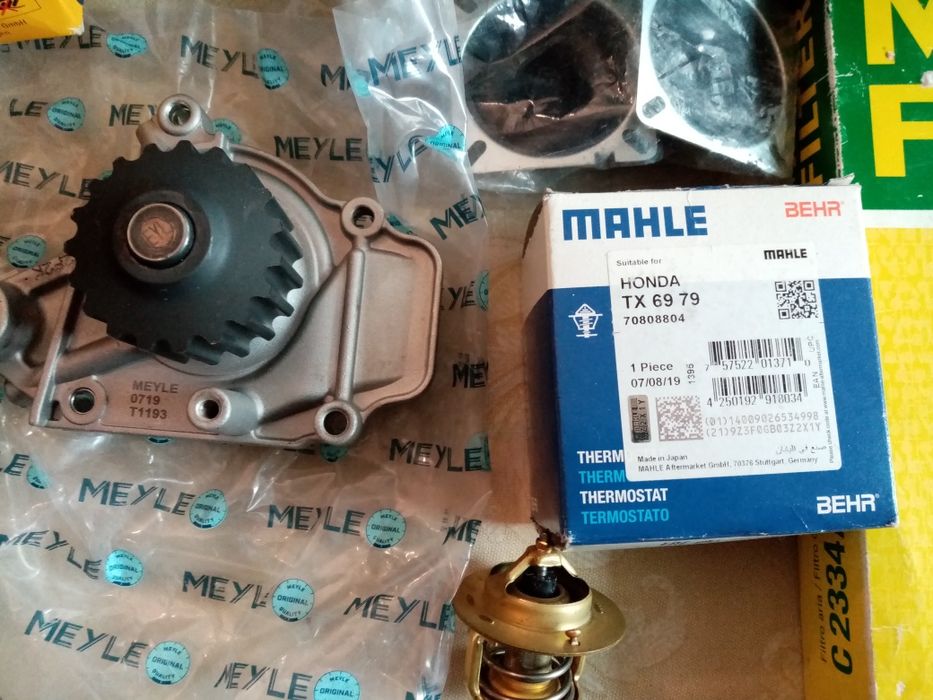 Агренаж комплект, водна помпа, кабели,термостат,за Honda и Rover,нови.